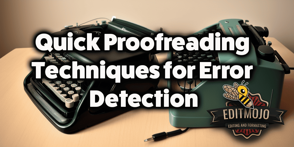 quick proofreading techniques for error detection