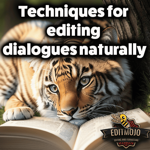 Techniques for editing dialogues naturally