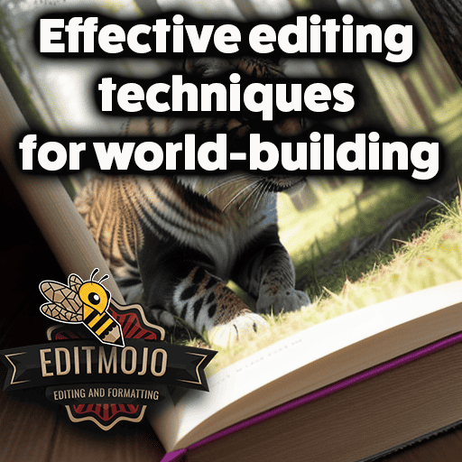 Effective editing techniques for world-building
