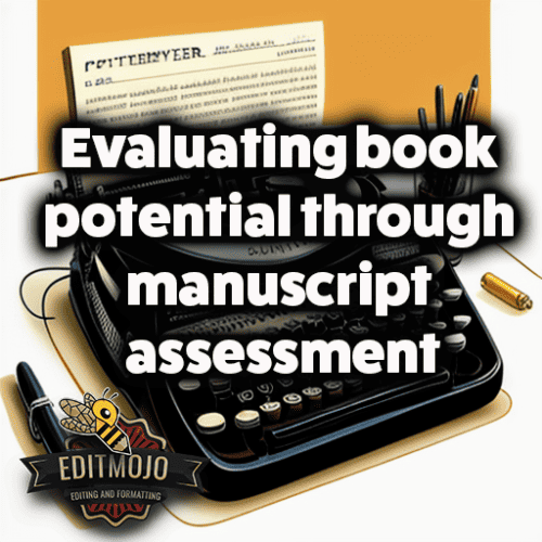 Evaluating book potential through manuscript assessment