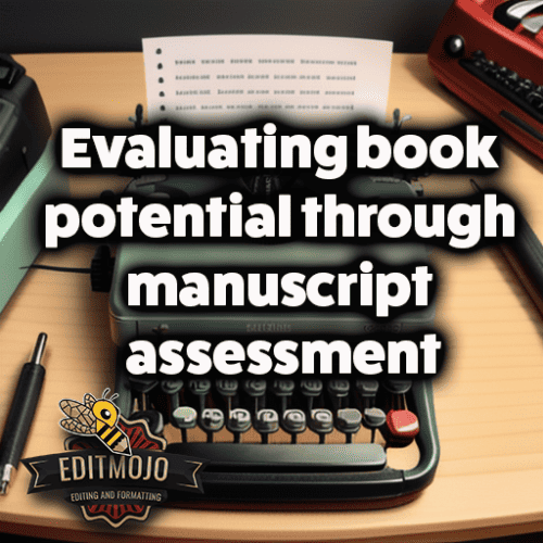 Evaluating book potential through manuscript assessment