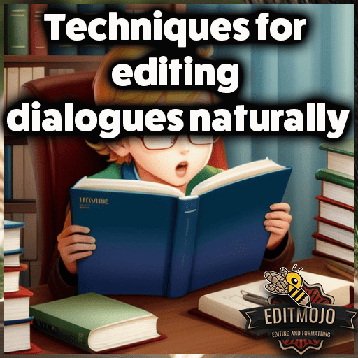 Techniques for editing dialogues naturally