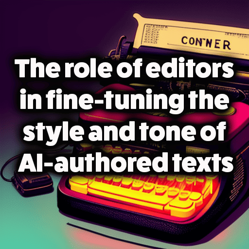 The Role of Editors in Fine-Tuning the Style and Tone of AI-authored Texts