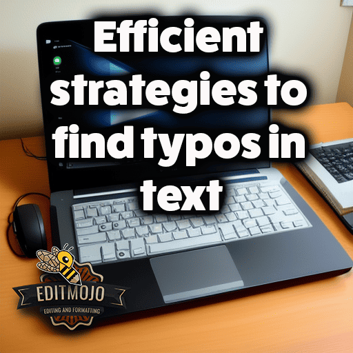 Efficient strategies to find typos in text