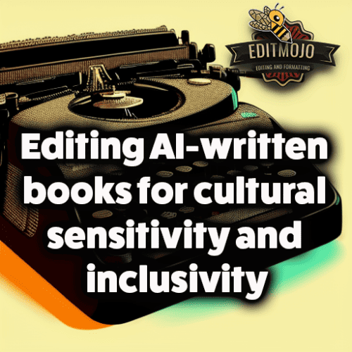 Editing AI-written books for cultural sensitivity and inclusivity