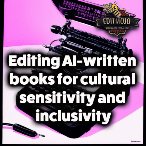 Editing AI-written books for cultural sensitivity and inclusivity