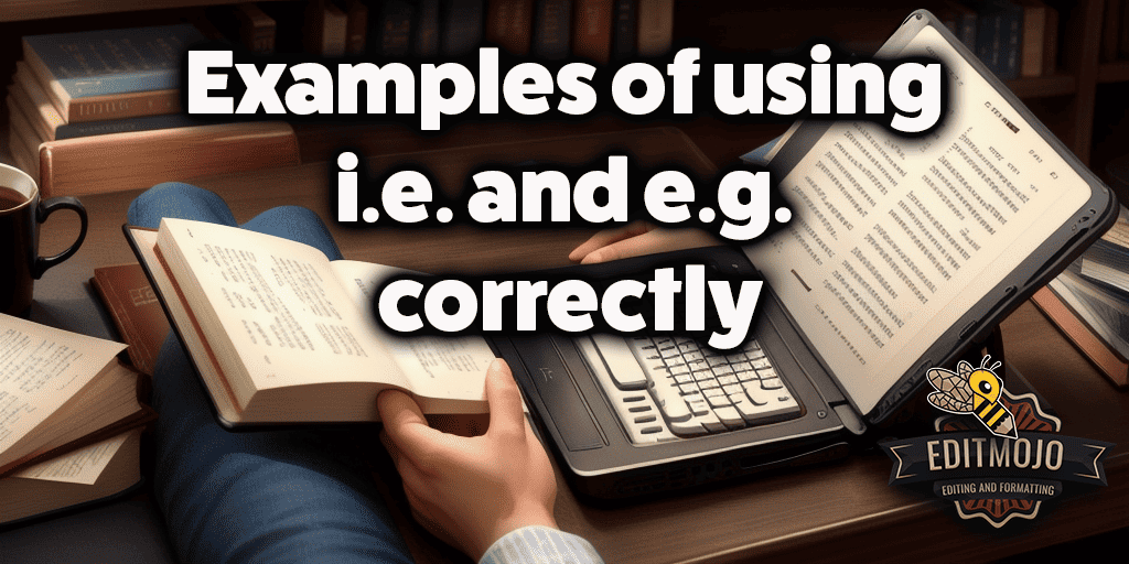 Examples of using i.e. and e.g. correctly
