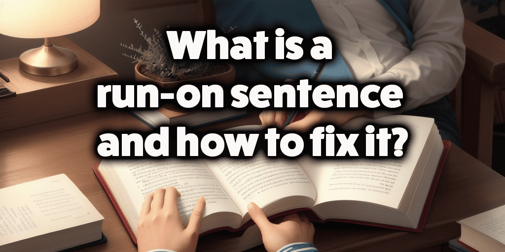 What is a run-on sentence and how to fix it?