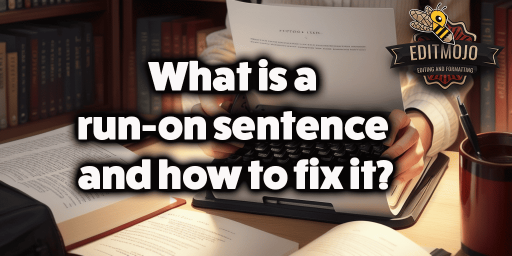 What is a run-on sentence and how to fix it?