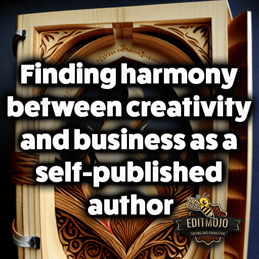Finding harmony between creativity and business as a self-published author