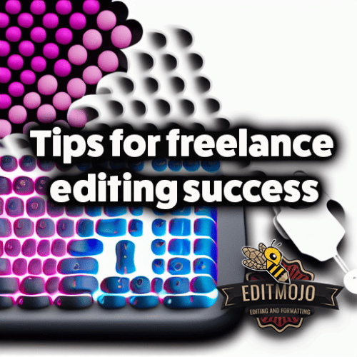 Tips for freelance editing success
