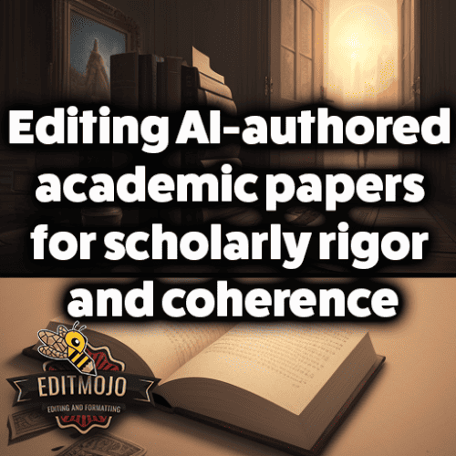 Editing AI-authored academic papers for scholarly rigor and coherence