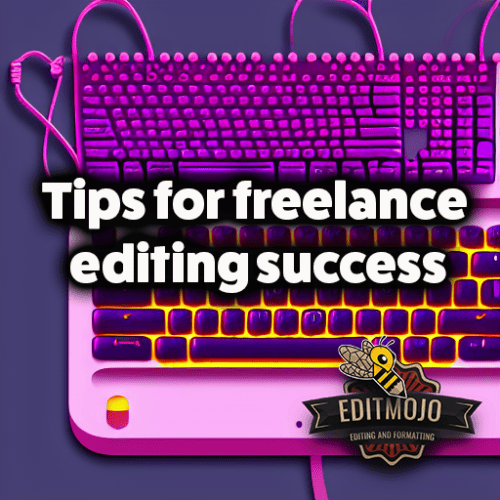 Tips for freelance editing success