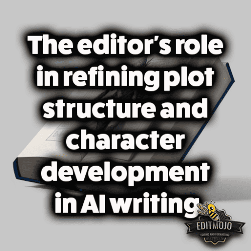 The editor's role in refining plot structure and character development in AI writing
