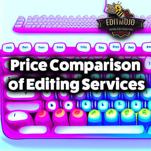 Price Comparison of Editing Services