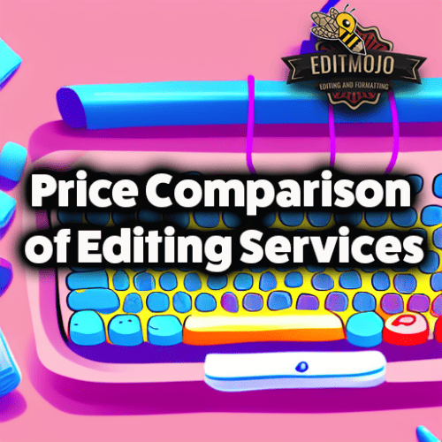 Price Comparison of Editing Services