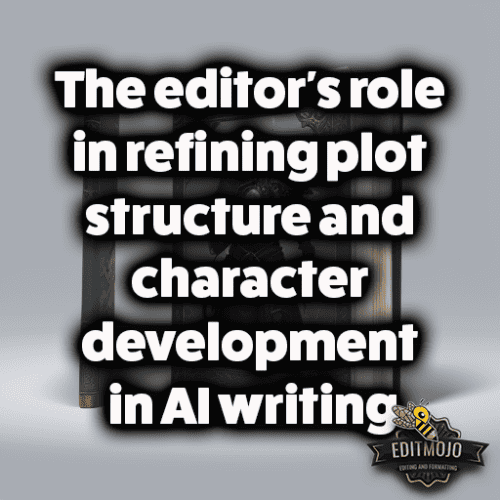 The editor's role in refining plot structure and character development in AI writing