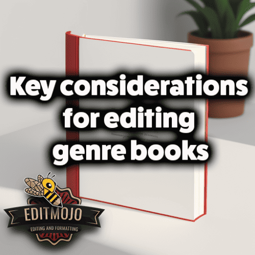 Key considerations for editing genre books