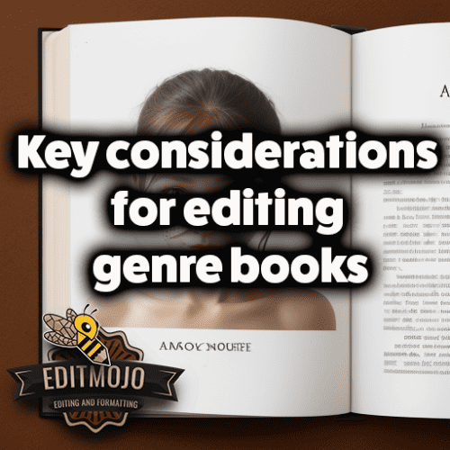 Key considerations for editing genre books