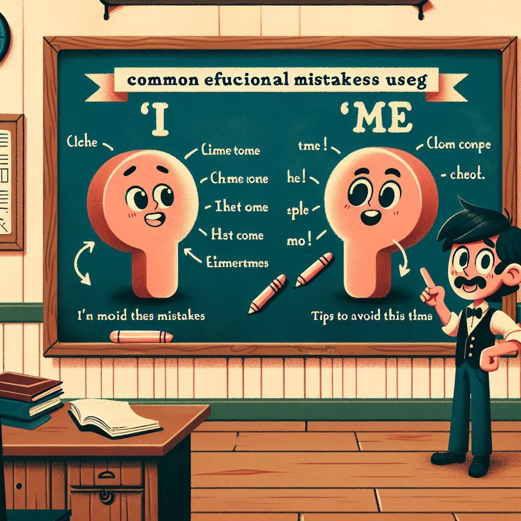 Common mistakes in using ʼIʼ and ʼmeʼ and how to avoid them