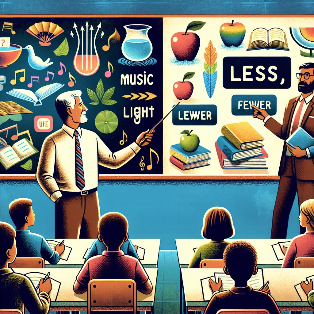 Defining the difference between ʼlessʼ and ʼfewerʼ