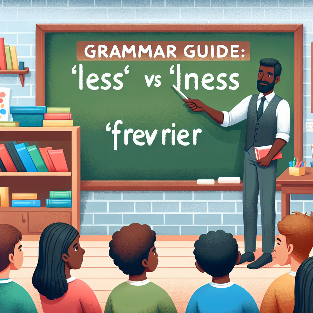 Grammar guide: ʼlessʼ compared to ʼfewerʼ