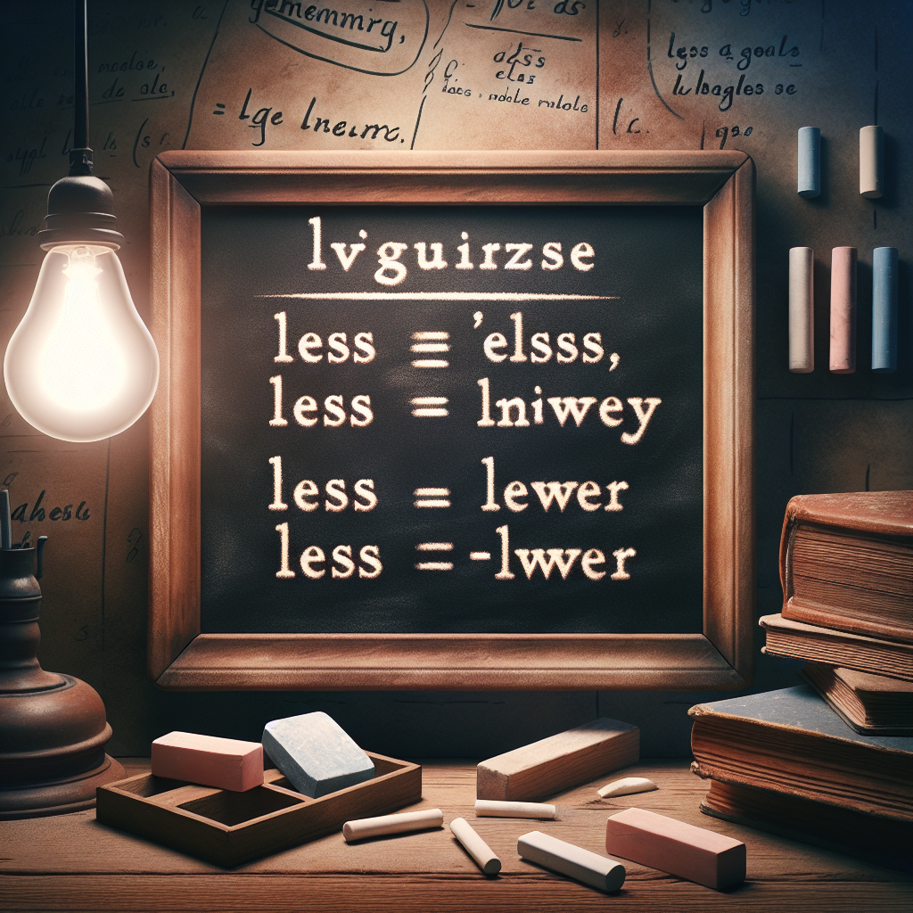 Language use: ʼlessʼ as opposed to ʼfewerʼ