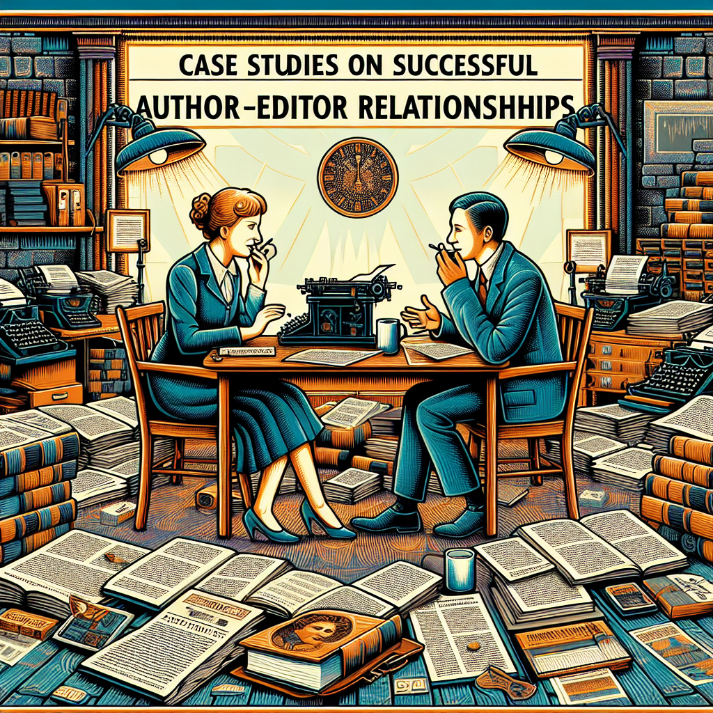 Case Studies On Successful Author-Editor Relationships