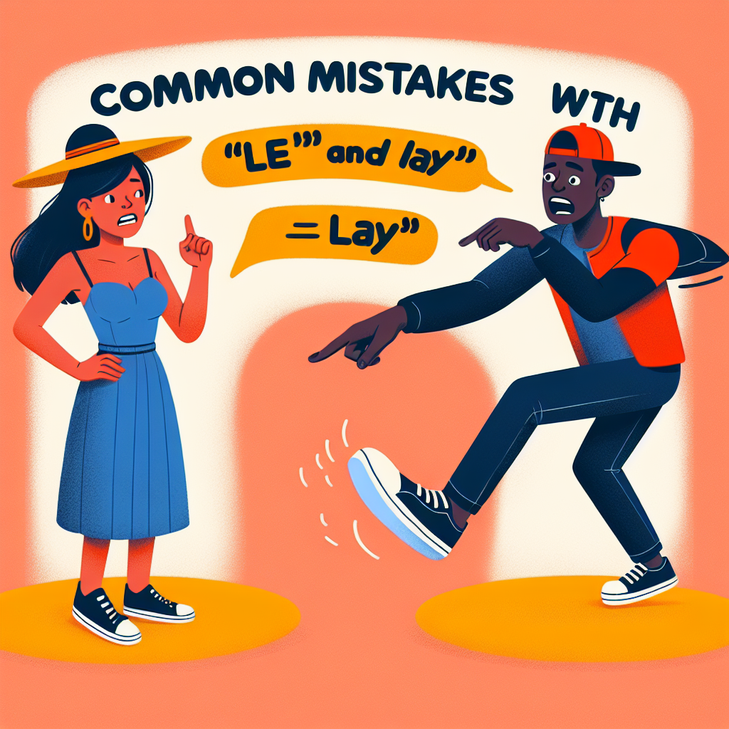 Common mistakes with ʼlieʼ and ʼlayʼ