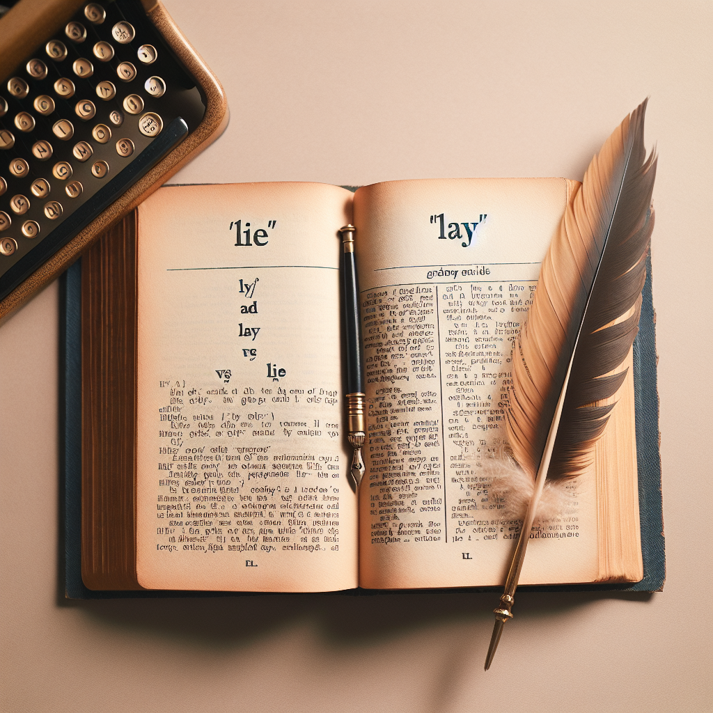 Grammar guide: ʼlieʼ versus ʼlayʼ