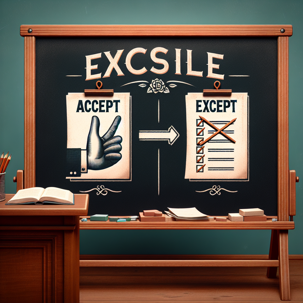 How to avoid common mistakes with accept and except