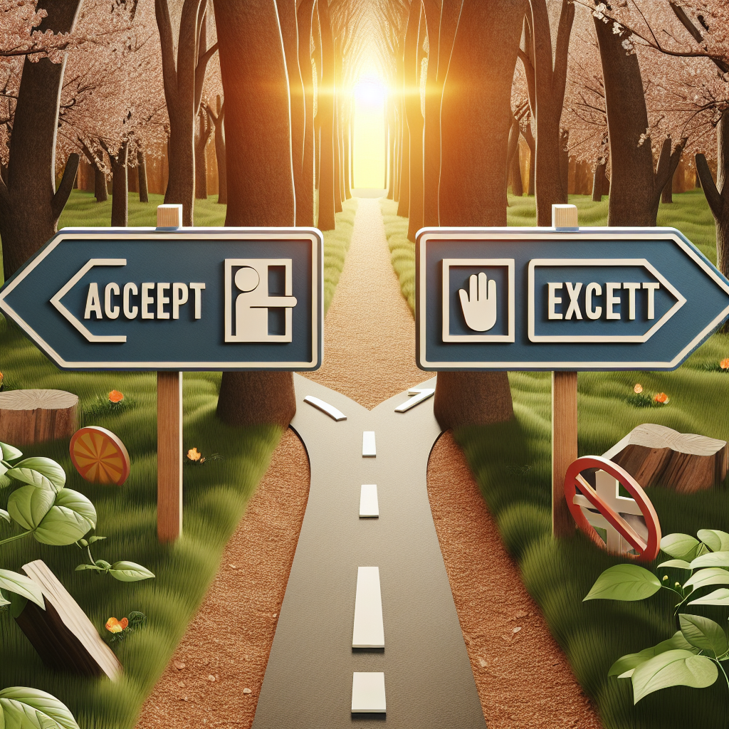 What is the difference between accept and except?