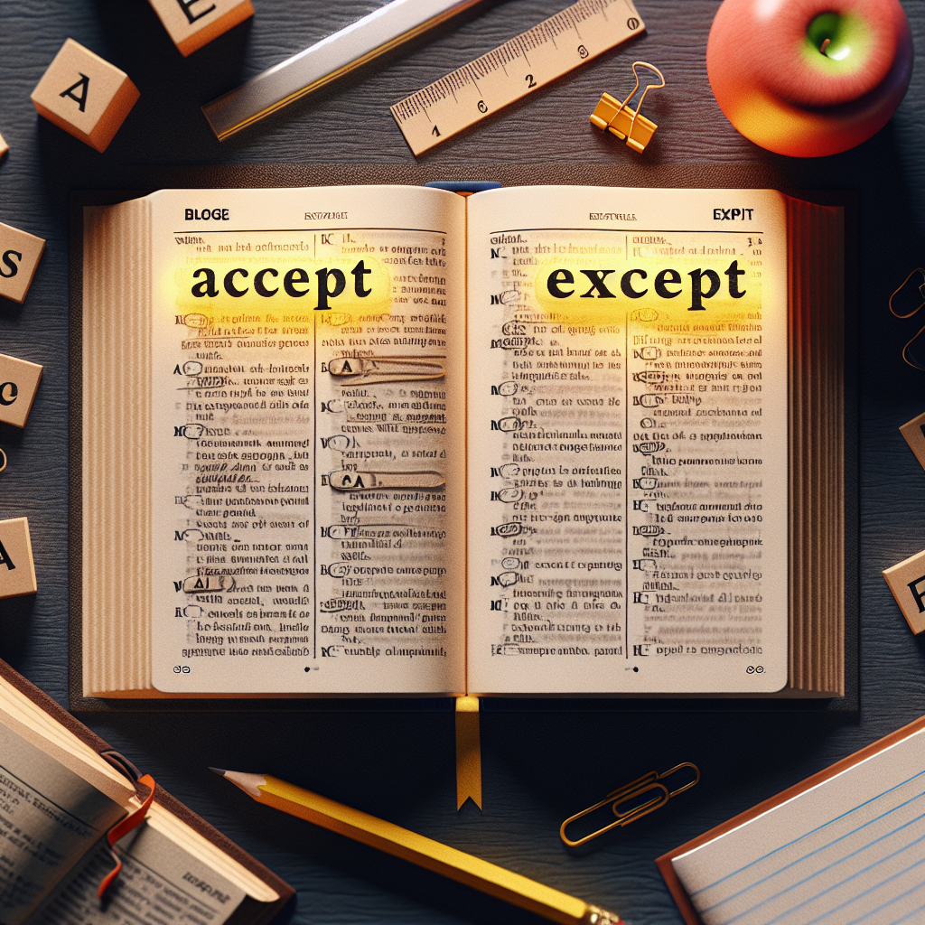 When to use accept instead of except