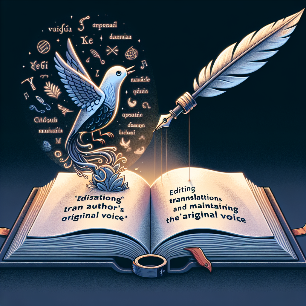 Editing Translations And Maintaining The Authorʼs Original Voice