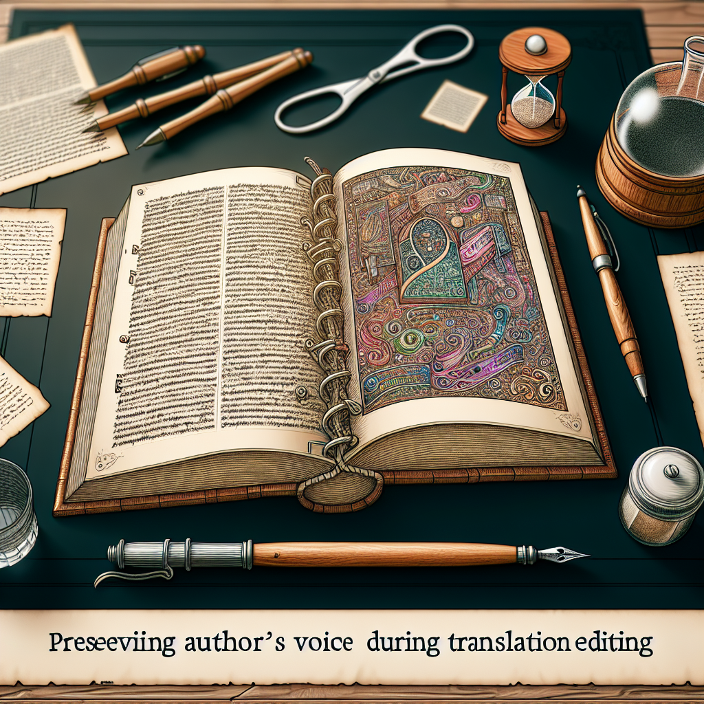 Preserving Authorʼs Voice During Translation Editing