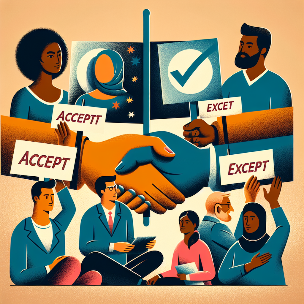 Using accept and except correctly for effective communication
