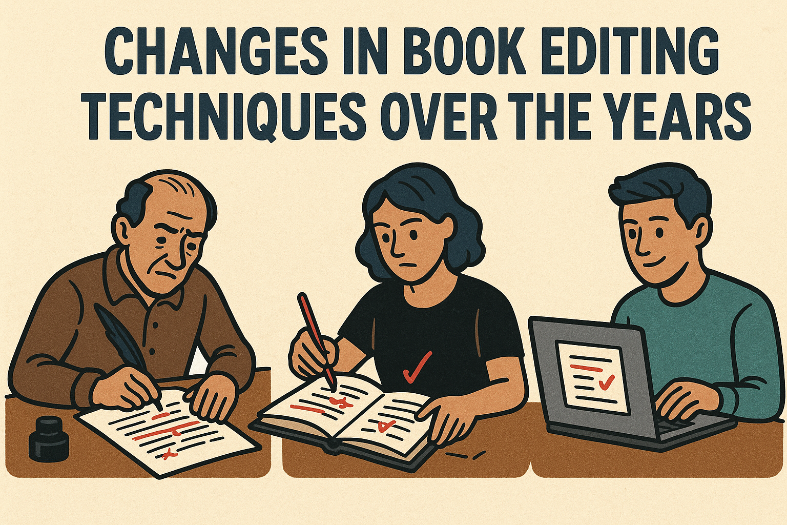 Changes In Book Editing Techniques Over The Years